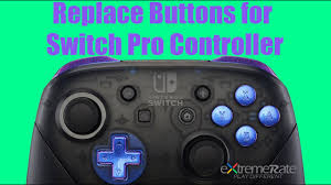 How To Replace Nintendo Switch Pro Controller Buttons Installation Guide By Extremerate Youtube