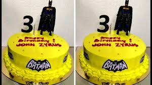White chocolate raspberry cake filled with vanilla buttercream. Batman Birthday Cake Design Easy Frosting Napakadaling Gawin Youtube