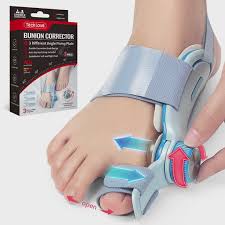 Adjustable Knob Bunion Corrector for Women and Men - Gray