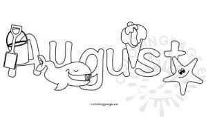 August coloring pages for adults. August Month Colouring Pages For Kids Coloring Pages For Kids Kid Coloring Page Coloring Pages