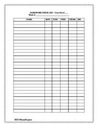 40 best homework checklist images homework checklist