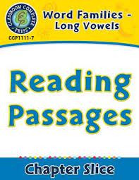 At the end of one minute, the partner with the timer says, stop and circles the last word. Word Families Long Vowels Reading Passages Pdf Download Download Staci Marck 9781771676663 Christianbook Com