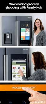 On The Hottest Days Of Summer Family Hub Can Help You Order Ingredients For Dinner Dessert And Family Hub Samsung Smart Refrigerator Family Hub Refrigerator