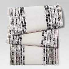 Project 62 Cream Black Weave Table Runner Project 62 Black Weave Hearth Hand With Magnolia