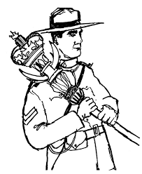 The war between the states coloring pages : Canada Day National Army Coloring Pages Netart