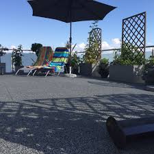 Sommerstimmung Auf Der Dachterrasse Wir Und Unsere Drei Madels Sind So Begeistert Von Den Terrassenplatten Dass Wir Diese Auch Bei Terrasse Garage Dach Dach