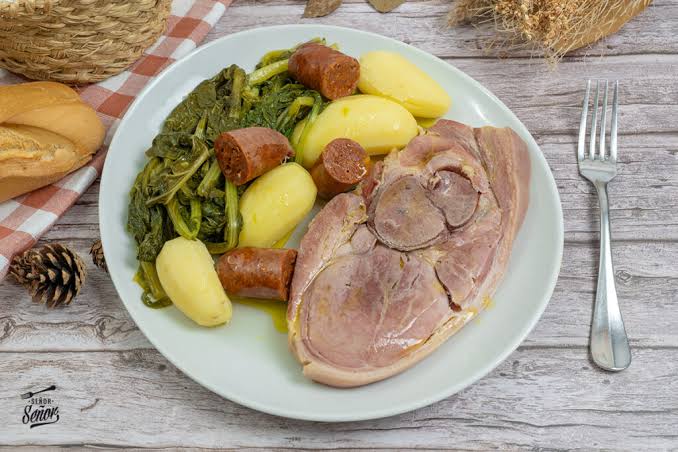Pork Shoulder with Turnip Greens