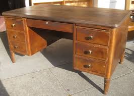 Old Wooden Teachers School Desk Bing Images Teacher Desk Desk Vintage Office Furniture