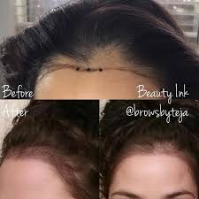 Hairline tattoo ink is completely organic. Women Are Tattooing Their Hairlines To Make It Look Fuller Revelist