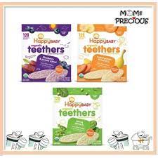 Happy Baby Happybaby Organic Teethers Teething Wafers Teether Crackers Shopee Malaysia