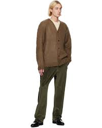 NEEDLES Brown EP Mohair Cardigan B-Brown Strickjacken & Cardigans