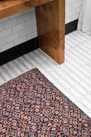 White herringbone vinyl mat, kitchen floor, concrete vinyl mat, marble mat, linoelum rug, pvc mat, living art mat.floor mat.designed mat for home&office. Design Discussion Wool Rugs In The Bathroom Room For Tuesday