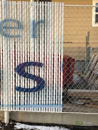Our chain link fence slats are manufactured from virgin high density polyethylene (hdpe) resins with color concentrate and uv inhibitors which are resistant to sun, severe weather, salt water, sand, road dirt, and most environmental pollutants. Coroplast Fence Slats In Gillette Wy Advertise For 2 Businesses Signboss Llc Gillette Wyoming