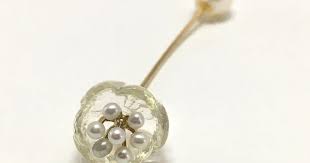 simmon web shop clear flower long pierced earring イヤリング ピアス ダイアモンド