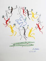 Picassos lithografie die taube wird für das plakat zum (ersten) weltkongreß der friedenspartisanen in paris verwendet.** sie entwickelt sich im laufe der zeit zur ikone der friedensbewegten. Kunstler Picasso Galerie