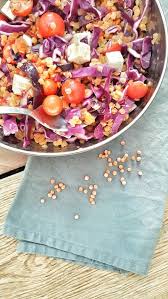 En Ce Moment J Adore Cuisiner Les Lentilles Corail Elles Sont Tres Interessantes Au Niveau Nutri Salade Lentilles Corail Salade De Lentilles Lentilles Corail