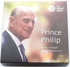 2017 Prince Philip Life of Service £5 Silver Proof Coin Box Coa