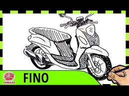 Salip bus kendarai motor matic mahasiswi ini terlindas bus dari. Gambar Sketsa Motor Fino