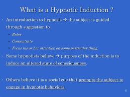 Image result for Hypnotic Induction