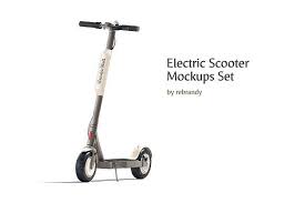 Electric Scooter Mockups Set By Rebrandy On Creativemarket In 2020 Electric Scooter Scooter Job Application