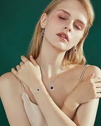 Amazon.com: FANCIME Tree of life April Birthstone necklace for women  Sterling Silver Tree Jewelry Simulated Diamond Pendant Cubic Zirconia CZ  Gemstone Anniversary Birthday Christmas Gifts for Wife Mom Her : Clothing,  Shoes