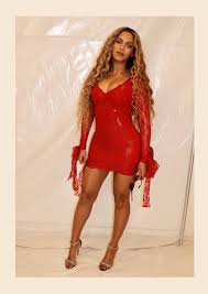 Or if you want to see me design and make a dress to parade around my front yeard in.click here. Beyonce Wears Red Dress On Valentine S Day 2019 Popsugar Fashion