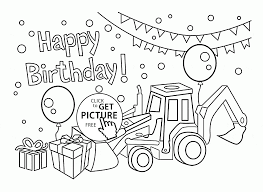 We have thousands of high quality free printable birthday cards! Birthday Cards Boy Printable Coloring Page Page 1 Line 17qq Com