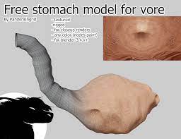 Free stomach model for vore by PandoraIngrid -- Fur Affinity [dot] net