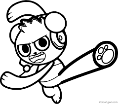 This cute coloring page is great for kids, babies, children or toddlers. Combo Panda Coloring Pages Coloringall