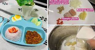 Lauk nasi lemak tidak sempurna tanpa lauk kerang pedas kerana rasanya begitu lazat sekali. Nasi Lemak Strawbery Versi Baby Resipi Paling Ringkas Mama Nak Buat Tanpa Garam Gula Sesuai Untuk Anak Pa Ma