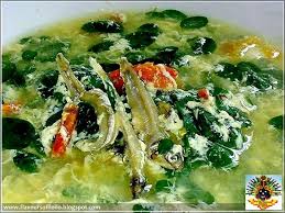 Malunggay And Dilis Soup With Egg Soup Moringa Recipes Malunggay Recipe Soup Dish