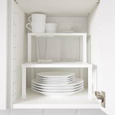 Rangka kabinet dasar dapur kami memberi anda banyak pilihan untuk mewujudkan dapur impian anda. Variera Shelf Rak Kabinet Dapur Pinggan Mangkuk Insert Ikea Shelf Insert 32x28x16cm Shelf Cabinet For Extra Space Shopee Malaysia