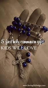 First communion gifts, because gifts for boys are hard. 5 First Holy Communion Gifts That Kids Will Love Saving By Design