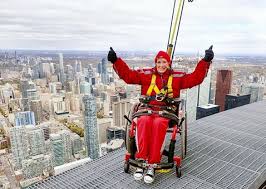 And if you never walked off that footpath, you probably won't walk off this skywalk, right? Etobicoke Senior Granted Wish Of A Lifetime To Tackle Cn Tower Edgewalk Toronto Com