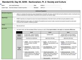 Sectionalism Social And Cultural Differences Lp Docs Ppt Charts