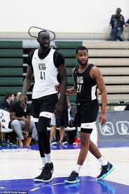 Tacko learns how to swim with help from his teammates. 110 Best Tacko Fall Ideas Boston Celtics Nba Nba Players