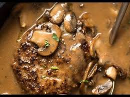 A Juicy Salisbury Steak Recipe With Mushroom Gravy Salisbury Steak Sauce Easy To Make With Salisbury Steak With Mushroom Gravy Recipe Salisbury Steak Recipes