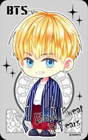 bts chibi v bs t c sahyo bts chibi bts dibujo bts para dibujar