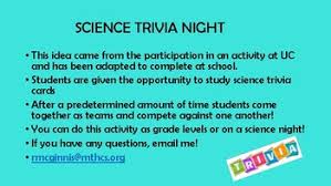 By clicking sign up you are agreeing to. Science Trivia Night By Mcpanda Teachers Pay Teachers