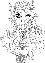 Introduce your kids to a friendly version of monsters. Free Printable Monster High Coloring Pages For Kids Monster Coloring Pages Cartoon Coloring Pages Coloring Pages To Print