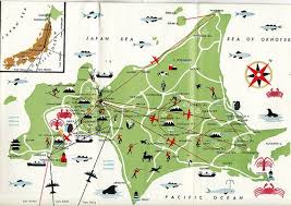 Home to japan's native ainu people. Map Of Hokkaido Japan Tourist Illustrated Map Hokkaido