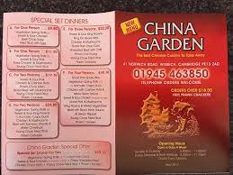Check spelling or type a new query. Menu Set Meals Picture Of China Garden Wisbech Tripadvisor