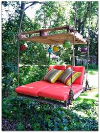 Large playground with large playhouse, swings (baby swing included) and green plastic slide. 10 Unusual Swings Ideas Swinging Chair Garden Swing Outdoor Swing