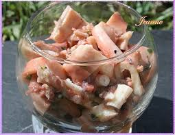 Recette Salade De Poulpe 750g Recette En 2020 Recette Poulpe Alimentation Recette