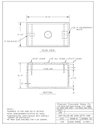 Residential septic tanks are generally 750 to 1,250 gallons, but the exact size of your tank depends on the size of your house. Septic Tanks Precast Manufacturing Company