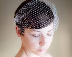 Bandeau Birdcage Wedding Veil (swarovski Crystals, Bridal Veil, Russian  Netting Veil, Small Veil, Bird Cage Veil, Mini Veil, Retro Veil)