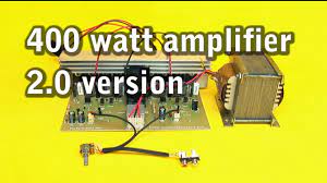 Useful for theatre, cinema and lecture goers: 400 Watt Amplifier 2 0 Version Youtube