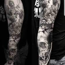 See more ideas about evil tattoo, tattoo drawings, good vs evil tattoo. Neil Wolf Tattoo Finished This St Christopher Vs Evil Sleeve Off Facebook
