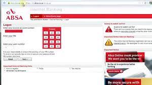 Bank on the go with the bank that brings your possibilities to life. Absa Co Za Absa Internet Banking Login Video Dailymotion