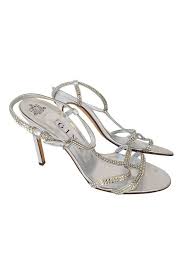 Gina Silver Swarovski Crystal Studded Strappy Shoes Uk 6 Strappy Shoes Shoes Uk Shoes